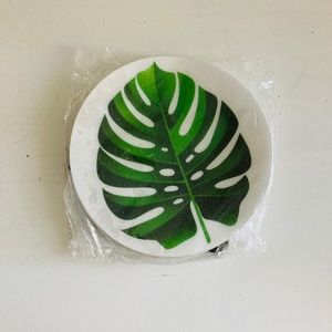 Secopad 10 Non Slip Bathtub Stickers Large Leaves With Scraper